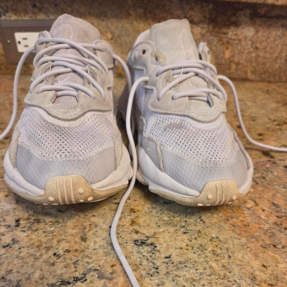 Adidas Women's White and Grey Trainers
